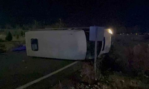 Diyarbakır’da işçi servisi yayaya çarptı: 1 ölü, 4 yaralı