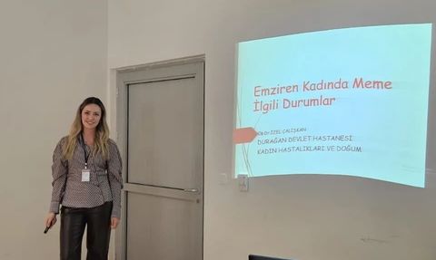 Durağan’da Hastane Personeline ‘‘Anne Sütü ve Emzirme’’ Eğitimi