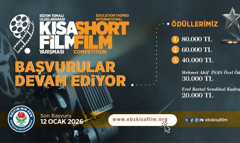 Eğitim Temalı 9. Uluslararası Kısa Film Yarışması Başvuruları Süresince