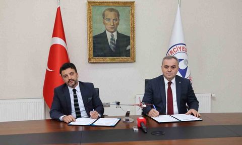 Erciyes Üniversitesi ile TOMTAŞ Havacılık arasında iş birliği protokolü