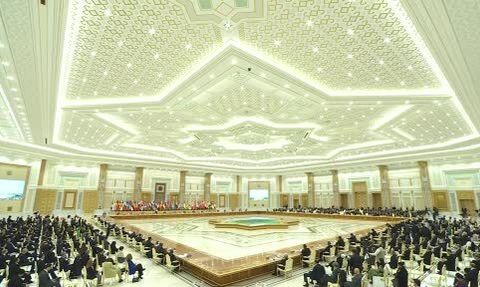 Erdoğan, Türkmenistan’daki Uluslararası Barış ve Güven Forumu’nda Konuştu