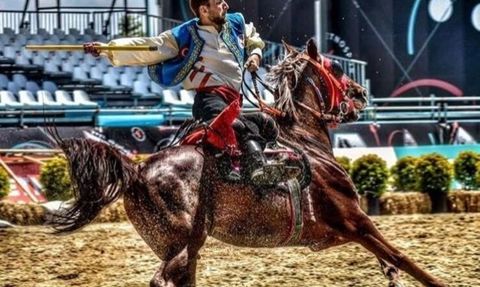 Erzincan'da Geleneksel Cirit Gösterisi — 14 Aralık 2025