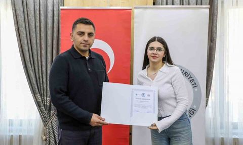 Erzincan'da kadın girişimcilere yönelik sertifika programı tamamlandı