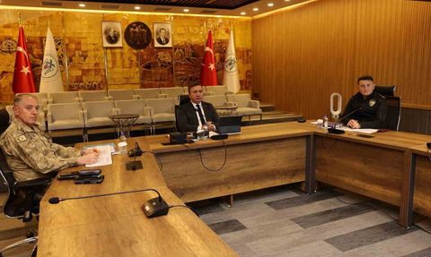 Erzincan'da Yeni Yıl Tedbirleri VKS Toplantısında Ele Alındı