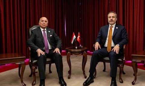 Fidan, 23. Doha Forumu'nda Iraklı Mevkidaşı Fuad Hüseyin ile Görüştü