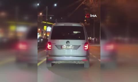 Gaziantep'te makas atan sürücüye trafik idari para cezası