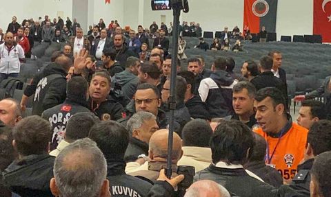 Gençlerbirliği Olağanüstü Genel Kurulu'nda arbede