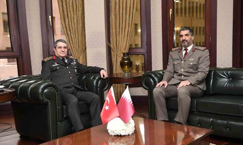 Genelkurmay Başkanı Bayraktaroğlu, Katar Kara Kuvvetleri Komutanı Al-Attiyah’ı kabul etti