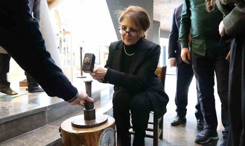 Gürcistan Kültür Bakanı Eliso Bolkvadze Bursa’da tarihi mirası gezdi