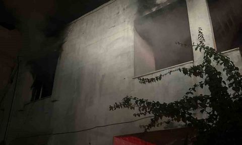 Hatay Reyhanlı'da müstakil evde çıkan yangın söndürüldü