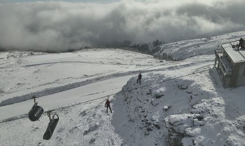 Ilgaz Yurduntepe'de JAK ve AFAD'tan Telesiyej Kurtarma Tatbikatı