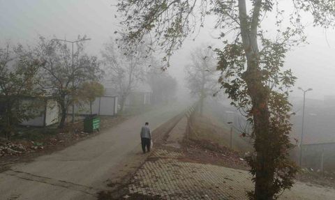 Kahramanmaraş'ta sabah sis etkili oldu