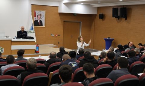Kartepe Fen İşleri personeline iş sağlığı ve güvenliği eğitimi