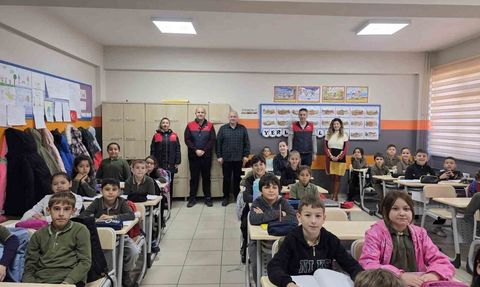 Kavaklı'da ilkokul öğrencilerine su verimliliği ve beslenme eğitimi