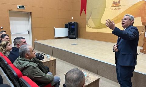 Kaymakam Doğru İlçe İdare Şube Başkanları Toplantısına Katıldı