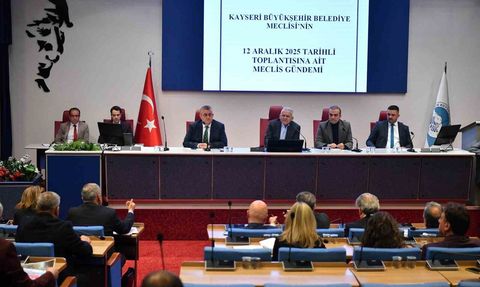 Kayseri Büyükşehir 2025 Aralık Meclisi: 28 Madde Görüşüldü