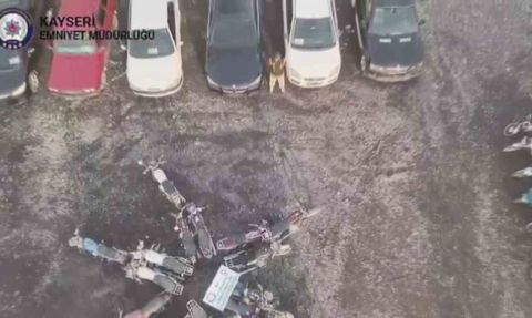 Kayseri'de 21,2 Milyon TL Değerinde 'change' Edilen 16 Araç ve 7,15 Milyon TL'lik 30 Motosiklet Ele Geçirildi