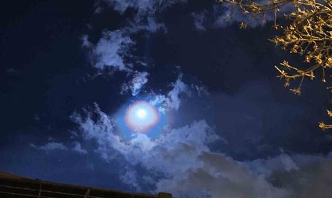 Kayseri'de Gökyüzü Kartpostalı: Lunar Corona Görüntülendi