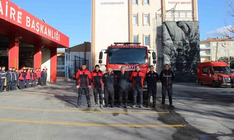Kayseri İtfaiyesi, Kırıkkale Yahşihan OSB'deki Fabrika Yangınına Sevk Edildi