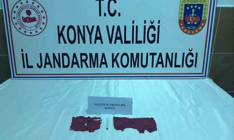 Konya'da jandarmadan sentetik bonzai operasyonu