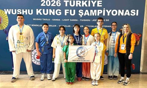 Koruyucu aile yanında yetişen Mislina, 2026 Türkiye Wushu'da 3 Türkiye derecesi