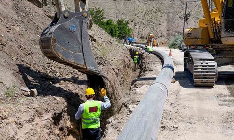 Kuluncak’a 38 kilometrelik isale hattıyla kapsamlı içme suyu yatırımı