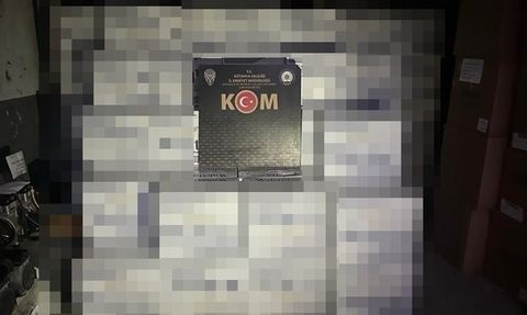 Kütahya’da durdurulan araçta 5 milyon 190 bin boş makaron bulundu