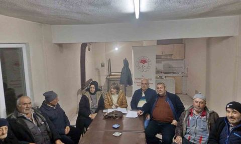 Kütahya'da köylerde çiftçi bilgilendirme toplantıları