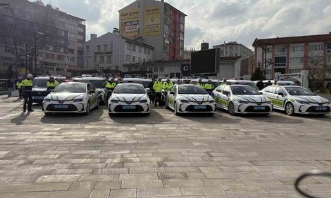 Kütahya'ya 78 yeni güvenlik aracı teslim edildi