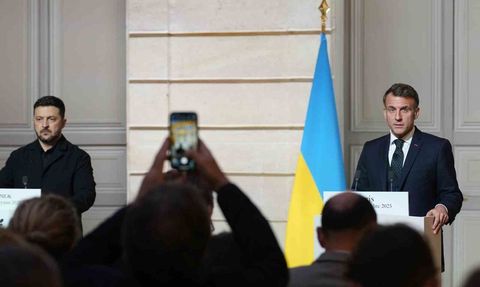 Macron: Toprakları tartışma yetkisi yalnızca Ukrayna’da