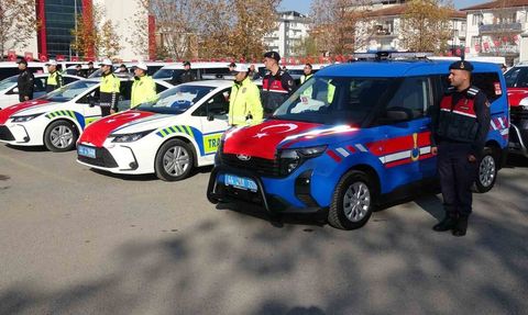 Malatya güvenlik filosu 67 yeni araçla güçlendi