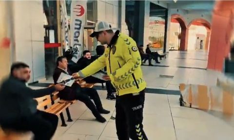 Mardin'de emniyet kemeri bilgilendirme çalışması