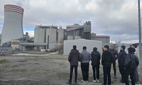 Mesleki ve Teknik Anadolu Lisesi Öğrencileri Yunus Emre Termik Santralini Gezdi