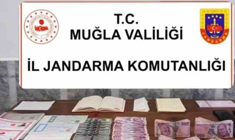 Muğla'da Jandarma'nın 'Tefecilik' operasyonu: Nakit ve senetler ele geçirildi