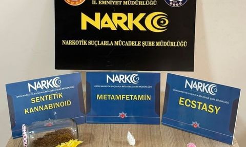 Ordu'da uyuşturucu operasyonunda 1 kişi tutuklandı