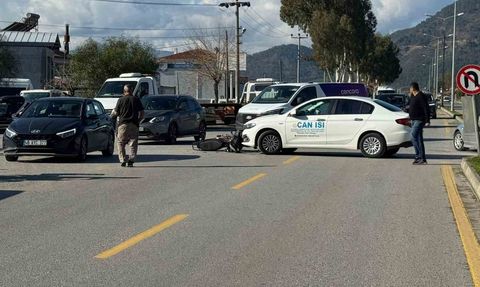 Ortaca'da sanayi kavşağında trafik kazası: 1 yaralı