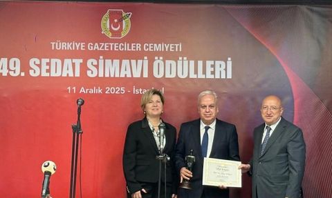 Prof. Dr. Sezai Yılmaz’a Sedat Simavi Sağlık Bilimleri Ödülü