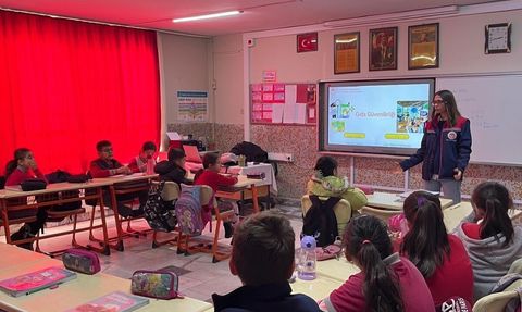 Salavatlı İlkokulu'nda öğrencilere gıda bilinci eğitimi