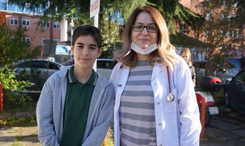 Samsun'da köpek saldırısı sonrası enfeksiyon atlatan 11 yaşındaki Yunus iyileşti