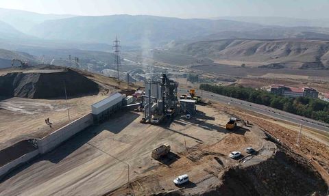 Siirt'te 559 milyon liralık asfalt tesisinin 330 milyonu amorti edildi