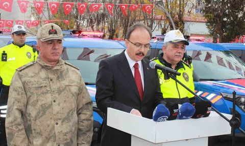 Siirt'te 68 Yeni Araç Kolluk Birimlerine Teslim Edildi