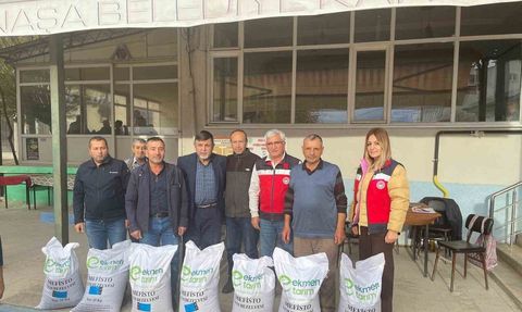 Simav’da 39 üreticiye yem bezelyesi tohumu desteği