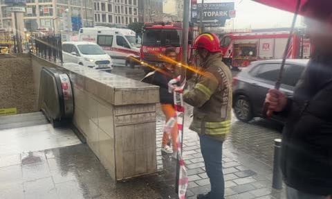 Şişhane İstasyonunda intihar girişimi nedeniyle geçici kapanma