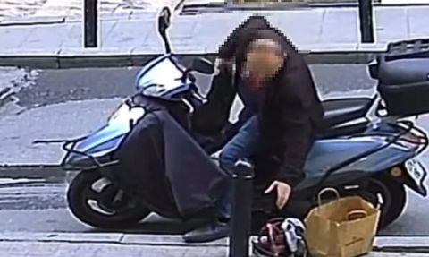 Şişli'de kaldırımdaki taşlama makinesini çalan şüpheli tutuklandı