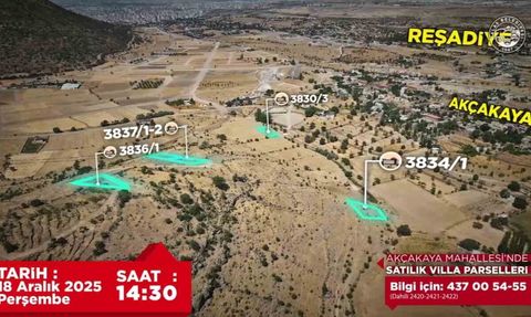 Talas Belediyesi, Akçakaya ve Endürlük’te 30 villa parselini ihaleyle satışa çıkarıyor