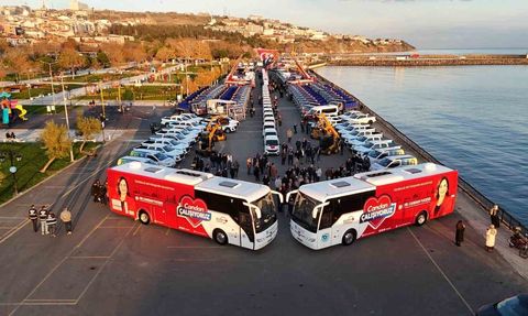 Tekirdağ Büyükşehir 423 aracı öz kaynakla satın alıp envantere kattı