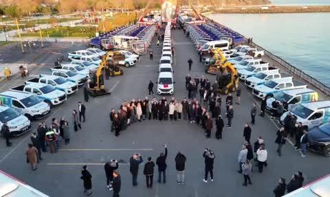 Tekirdağ'da 423 yeni araçla büyük belediye yatırımı