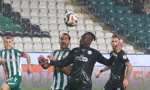 Trendyol Süper Lig 15. Hafta: Konyaspor 1 - 1 Çaykur Rizespor