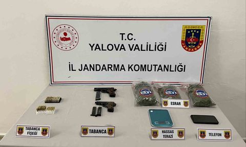 Yalova'da jandarmanın uyuşturucu operasyonunda 1 tutuklama