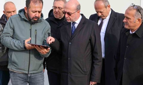 Yazır Mahallesi'nde cami merkezli külliye hızla yükseliyor